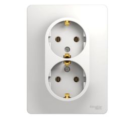 Розетки встраиваемые двойные