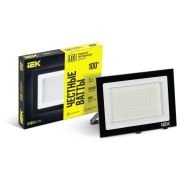 Прожектор СДО 06-100 светодиодный черный IP65 6500K