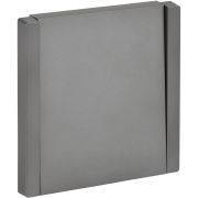 FORTE&PIANO Выключатель 1-клавишный проходной 10А FP503 сталь IEK