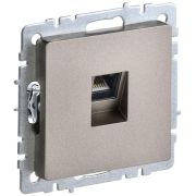 BRITE Розетка компьютерная RJ45 кат.5E РК10-БрШ шампань