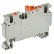ARMAFIX Клемма пружинная Push-in CP-DT измерительная с ножевым размыкателем 4мм2 серая IEK