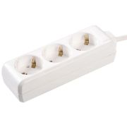 Удлинитель бытовой 3 розетки шнур 3м с заземлением 16А