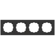 Рамка 4-м СП Accent 6-504-07 графит Intro Б0063718