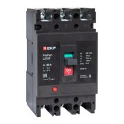 Выключатель автоматический 3п 80А 18кА LS125 ProPact EKF mccb-125-18-3-80-ls