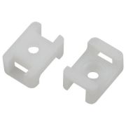 Площадка под хомуты 22х16мм с монтажным отверст. М4 NO-225-313 бел. (уп.10шт) Эра Б0066687