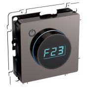 BRITE Термостат электронный с индикацией ТС10-1-БрТБ темная бронза IEK