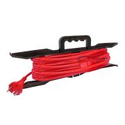 Удлинитель-шнур на рамке 1х50м без заземл. 10А IP20 2.2кВт ПВС 2х1 DOMTOK 2477