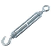 Талреп крюк-кольцо 10мм DIN 1480 перфорир. подвес оцинк. СТРОЙМЕТИЗ UTORM4110042