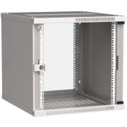 Шкаф LINEA WE 9U 600х450мм стекл. дверь сер. ITK LWE3-09U64-GF