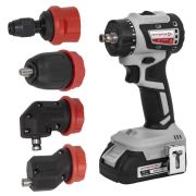 Дрель-шуруповерт аккумуляторная бесщеточн. ДА-13/18В 50 комби АПИ (Li-ion кейс 2 аккум. 2А.ч 4 насадки) ИНТЕРСКОЛ 776.2.2.79