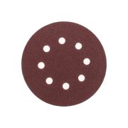 Диск абразивный на ворсовой основе, на липучке, перфорированный, P100, 125мм, 10 шт.