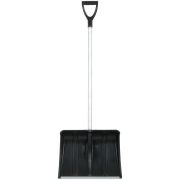 Лопата для уборки снега «Снеговик» 500х375х1355мм алюм. черенок; пластик. 68104