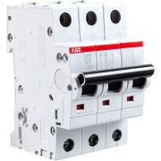 Выключатель автоматический модульный 3п C 50А 6кА S203 C50 ABB 2CDS253001R0504