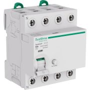Выключатель дифференциального тока 4п 63А 30мА тип AC Systeme9 400В SE S9R12463