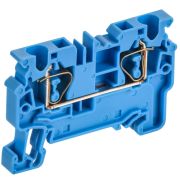 ARMAFIX Клемма пружинная CX4 BU 4мм2 проходная синяя IEK