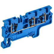 ARMAFIX Клемма пружинная CX4-3 BU 4мм2 трехконтактная синяя IEK