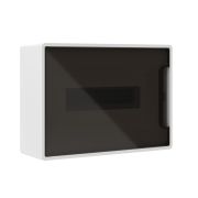 Щиток настенный 12мод. FRAME с тонированной дверцей с 2 шин PEN на 8+6 отверст. бел. DKC F12W1WD