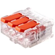 Клемма соединительная  3-контактная Elеctrodeel ED 230-613-b6, сечение 0,5-6,0 мм2, 41А/450В (упаковка 6 штук)