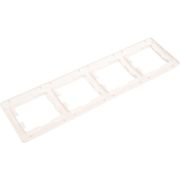 GLOSSA рамка 4-постовая горизонтальная молочный