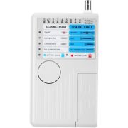 Тестер для витой пары 4в1 RJ45/RJ11/BNC/USB с элементом питания