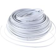 Телефонный кабель ШТЛП 4 жилы CCA, белый, 100м