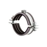 Хомут вентиляционный MAYER 100 - с резиновым профилем, М8. боковой винт 6x22