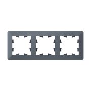 ATLASDESIGN AIR 3-постовая РАМКА, ГРИФЕЛЬ/дымчатый черный