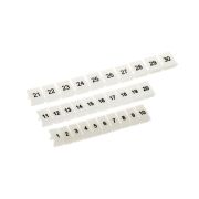 Маркировка для клемм, ширина 8 мм, от 21 до 30, горизонтальная ориентация