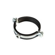 Хомут трубный с рез.профилем (25-28мм) 3/4' M8 оцинкованный