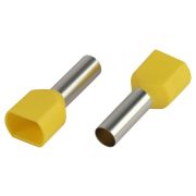 Наконечник-гильза с изолированным фланцем (упаковка 500 шт.) NO-225-76 (двойной) НШвИ(2) 6,0-14