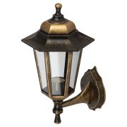 Светильник настенный НБУ 06-60-001 шестигранный под бронзу IP44 Е27 max60Вт