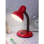 Светильник настольный красный N-120-E27-40W-R