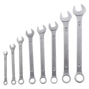 Набор ключей комбинированных, 6 - 19 мм, хромированные, 8 шт.