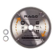 Диск пильный по алюминию 216 мм 100Z посадка 30 мм + кольцо 25.4 мм 20 мм 16 мм