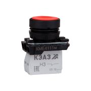 Кнопка КМЕ4501м-красный-0но+1нз-цилиндр-IP54