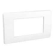 BRAVA Рамка 4 модуля белая