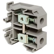 Клемма проходная винтовая JXB 35 мм2 серая EKF