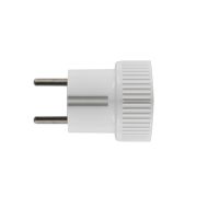 Европереходник без заземления 6А белый