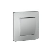 BLANCA С/У IP44 1-клавишный ПЕРЕКЛЮЧАТЕЛЬ (сх.6), 10AX, 250В, АЛЮМИНИЙ