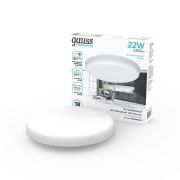 Светильник светодиодный ДВО 22 Вт 2200 лм 4000К AC 220В IP20 круг D167х29мм монт d135мм Алюминий безрамочный Elementary