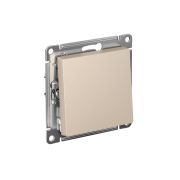 ATLASDESIGN выключатель одноклавишный, сх.1, 10АХ, механизм, ПЕСОЧНЫЙ