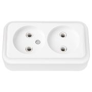 Беларусь Розетка двойная наружная