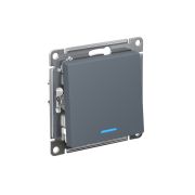 ATLASDESIGN 1-клавишный ВЫКЛЮЧАТЕЛЬ с подсветкой ,сх.1а, 10АХ, быстрозажимные клеммы, ГРИФЕЛЬ