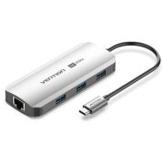Мультифункциональный хаб USB Type C 6 в 1