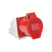 Розетка кабельная 32А 3Р+Е IP44 на поверхность 380В