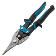 Ножницы по металлу  PIRANHA ,250мм,прямой рез,сталь-CrMo,двухкомп.рукоятки