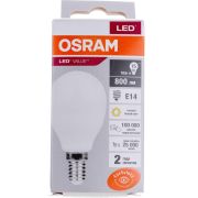 Лампа светодиодная шар LED 10 Вт E14 3000К 800Лм 220 В (замена 75Вт) OSRAM