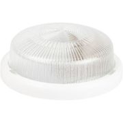 Светильник НБО 05-100-001 с ободком Рондо пластик/стекло IP44 E27 max 100 Вт круг белый