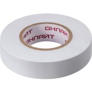Изолента ОНЛАЙТ 71 676 OIT-B15-20/WH белая