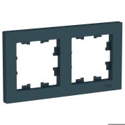 Рамка двухпостовая ATLASDESIGN универсальная изумруд